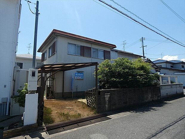 岡山市東区松新町　既存住宅(4DK)の外観