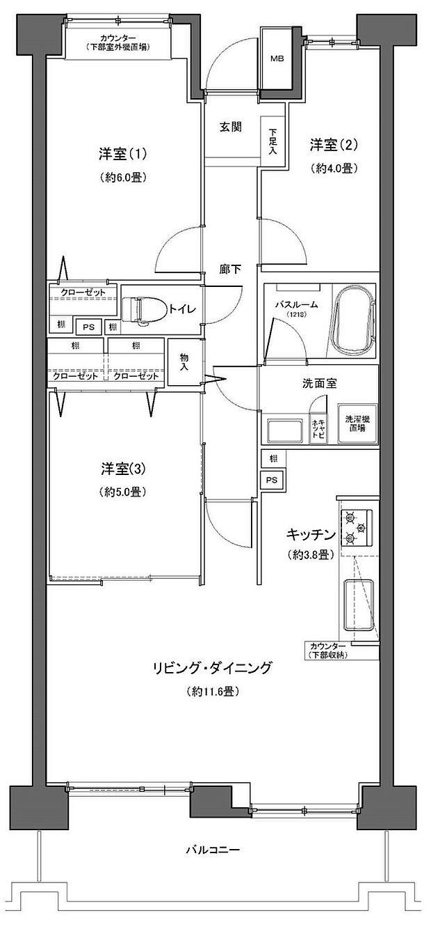 間取り●住宅ローン減税適合物件●フラット35適応物件