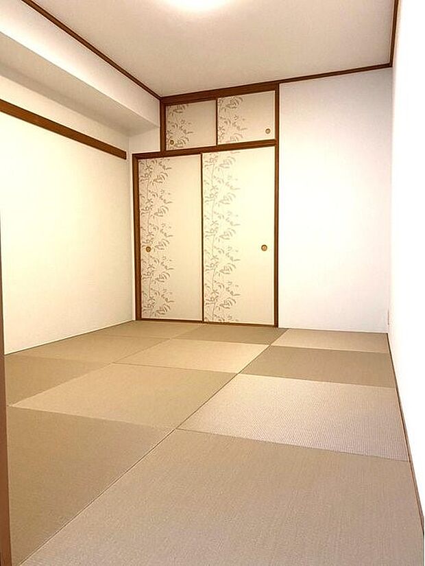 和室は家族でまったりと過ごせる安らぎの空間。 