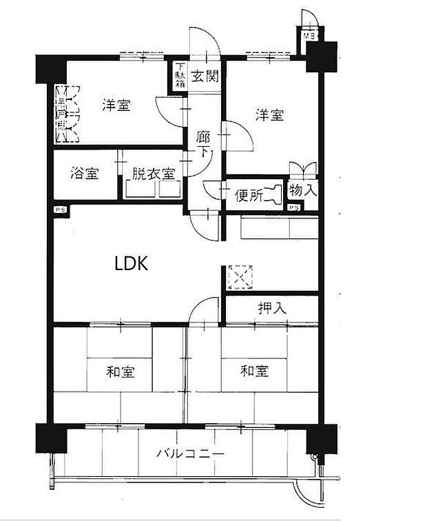 三愛シティライフ雑餉隈II(4LDK) 1階の内観