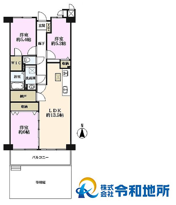 ソフィア茅ヶ崎D棟(3LDK) 1階/1階の内観