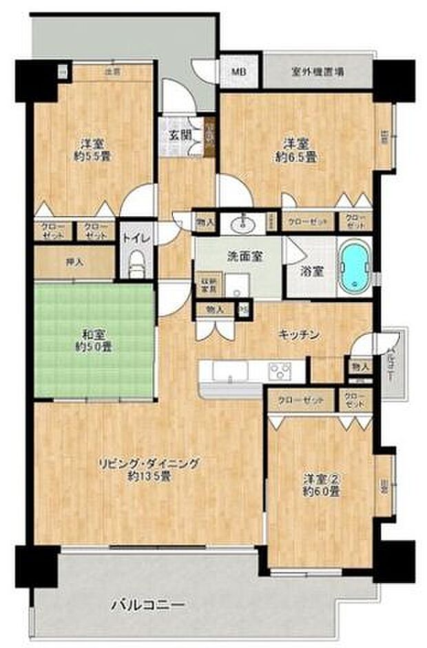 LFB再生住宅-オーセントスクエア保田窪-(4LDK) 3階の内観