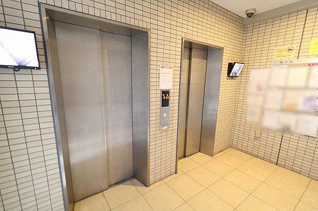 【Elevator】エレベーター2基付で、重たい荷物を持っていても、安心です♪