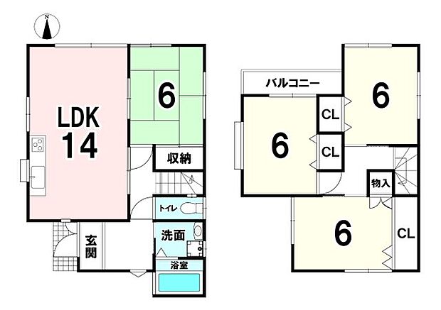 磯城郡田原本町大字鍵リフォーム済(4LDK)の内観