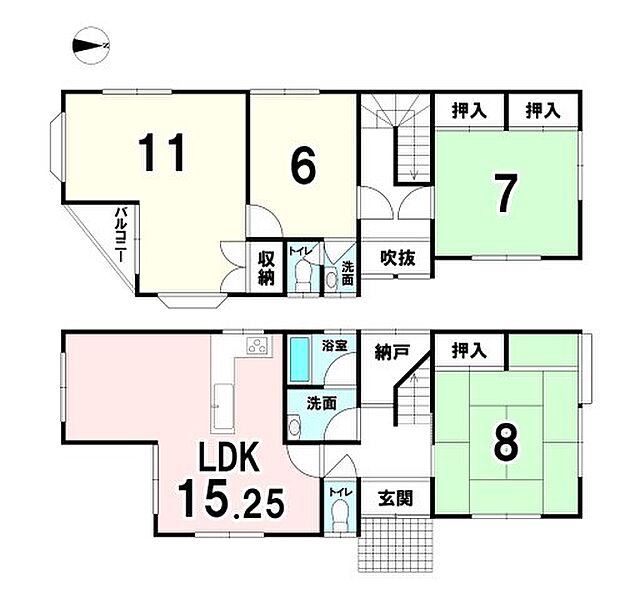 生駒郡安堵町大字東安堵(4SLDK)の内観