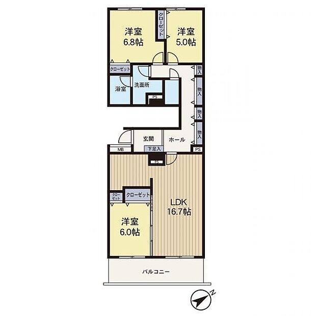 【マンション】間取り図