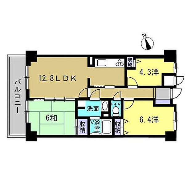 牛田早稲田パークホームズ(3LDK) 6階の内観