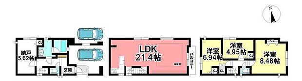 中古戸建　熱田区幡野町(3SLDK)の内観