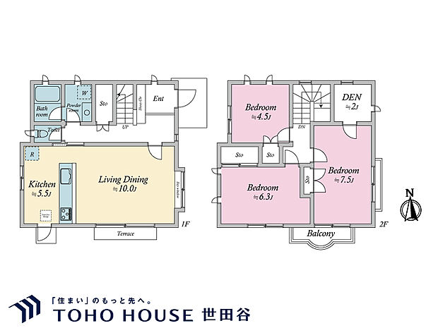 三井ホーム旧施工の2×4住宅(3SLDK)の内観
