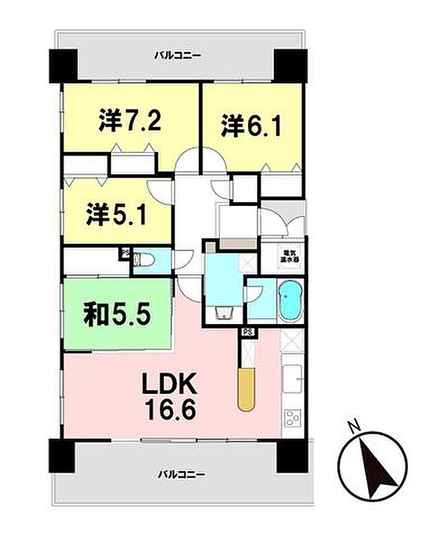 ウィスペリア郡山　8階(4LDK) 8階の内観