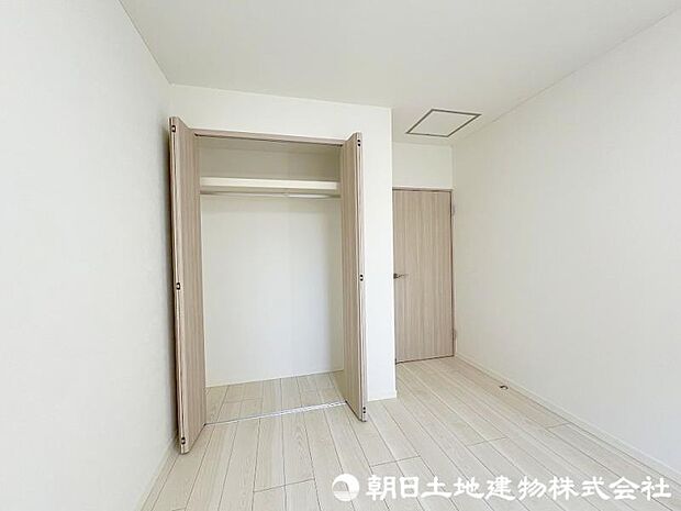 各お部屋に収納があり、スッキリと片付けられますね。