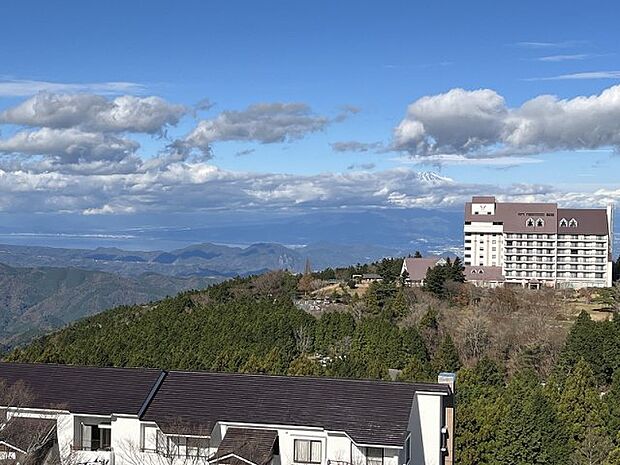 駿河湾と富士山の眺望