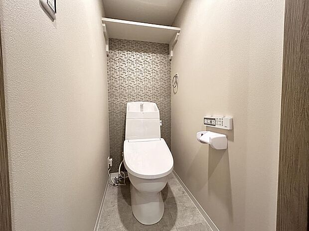 シンプルで無駄のないデザインでお掃除しやすさ！　キレイがずっと続くトイレ。　 