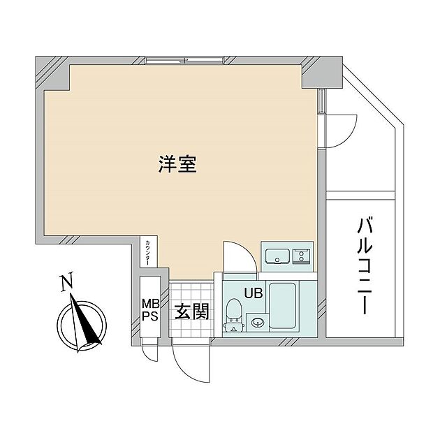 東武ハイライン第2芝虎ノ門(1R) 3階の内観