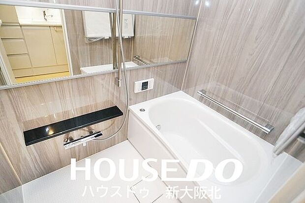 ■ワイドミラーはお風呂を広く見せてくれるのでゆとりある空間になりくつろげそうです◎