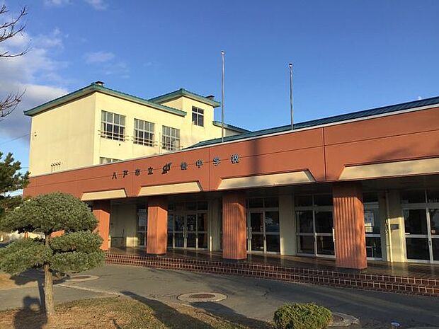 八戸市立鮫中学校 960m