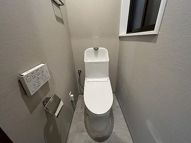 スッキリとしたトイレ。