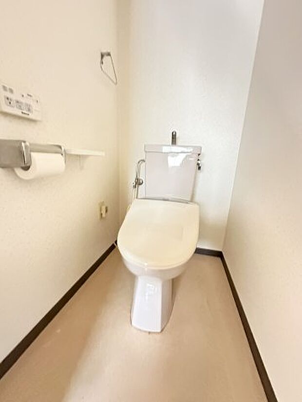スペースの広いトイレ