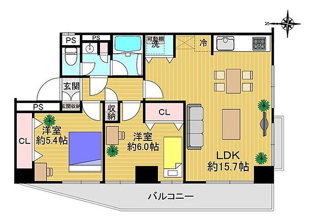 エンゼルハイム大森本町の間取り