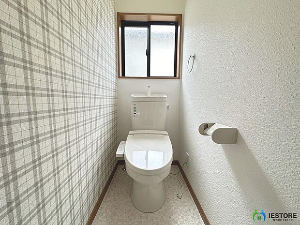 【トイレ】温水便座洗浄便座ですので、寒い日も温かい便座で安心して使用していただけますよ！