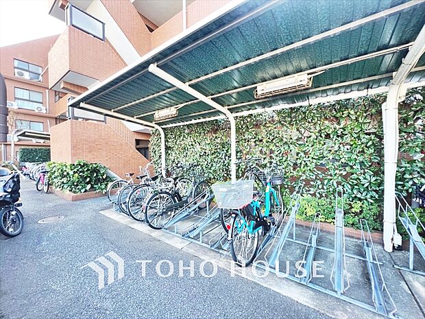 【BICYCLE PAEKING LOT】◆駐輪場◆快適な生活には欠かせない自転車。開放的な駐輪場がございます。