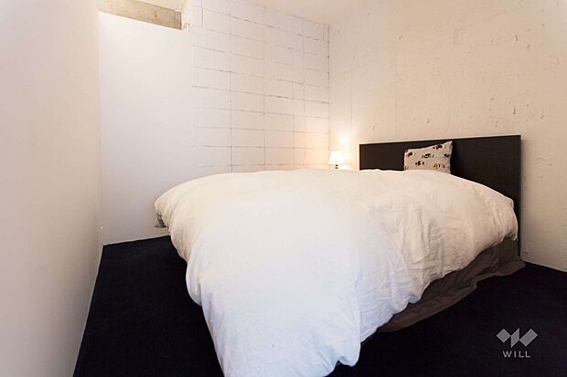 寝室(施工当時写真)寝室はシンプルで落ち着く空間に仕上げています。