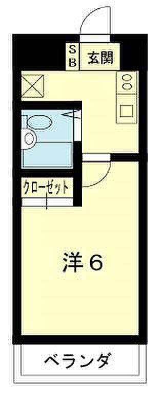 メゾン・ド・九品寺(1K) 7階/703の内観