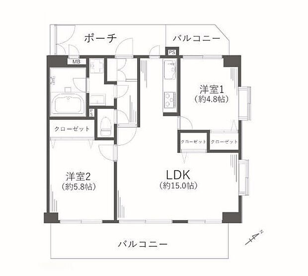 グランパーク相武台の間取り