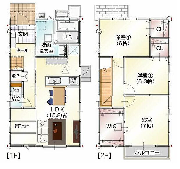 建売住宅　（神埼市神埼町） 1号地(3LDK)の内観