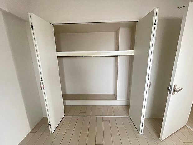 各部屋に収納があるのがうれしい ！