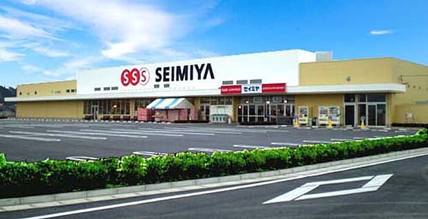 【近隣環境　スーパー】セイミヤ多古店様まで約5.4km(車で約13分)。毎日の買い出しやまとめ買いでお車ですぐ行ける距離に御座います。大型スーパーで品物もそろってますので、日用品はここでまとめ買いがい