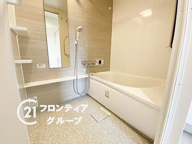 清潔感のある浴室です