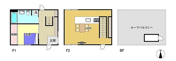 新小岩中古戸建(1LDK)の内観