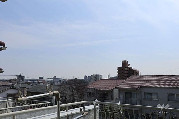 3階南側バルコニーからの眺め（南東方向）［2024年3月14日撮影］