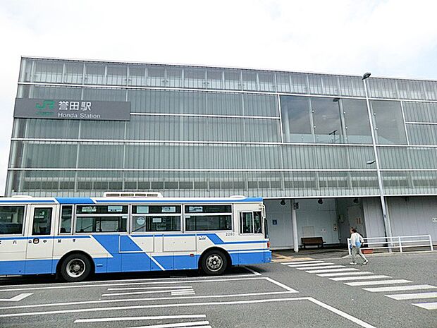 駅 400m JR外房線「誉田」駅(駅まで徒歩5分！毎日の通勤や通学に便利ですね！)
