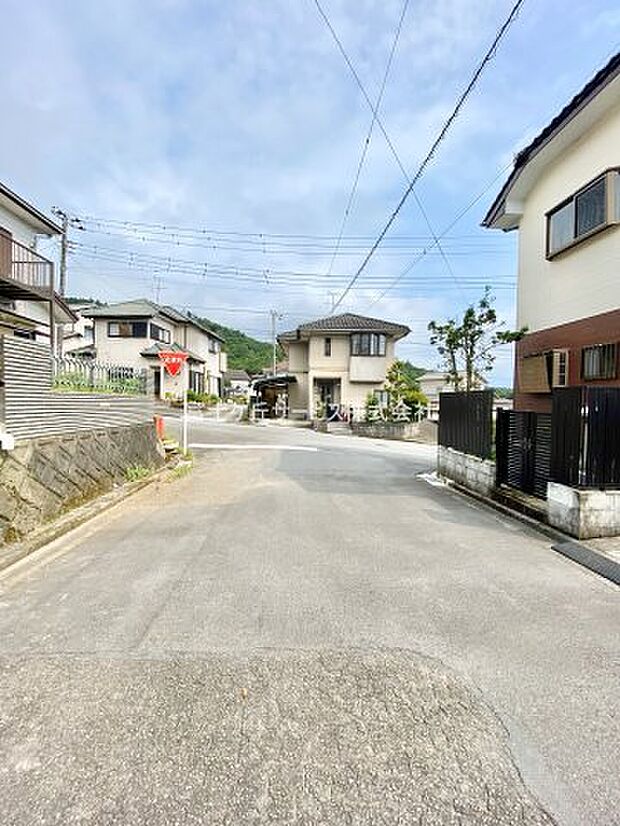 前面道路含む現地写真です