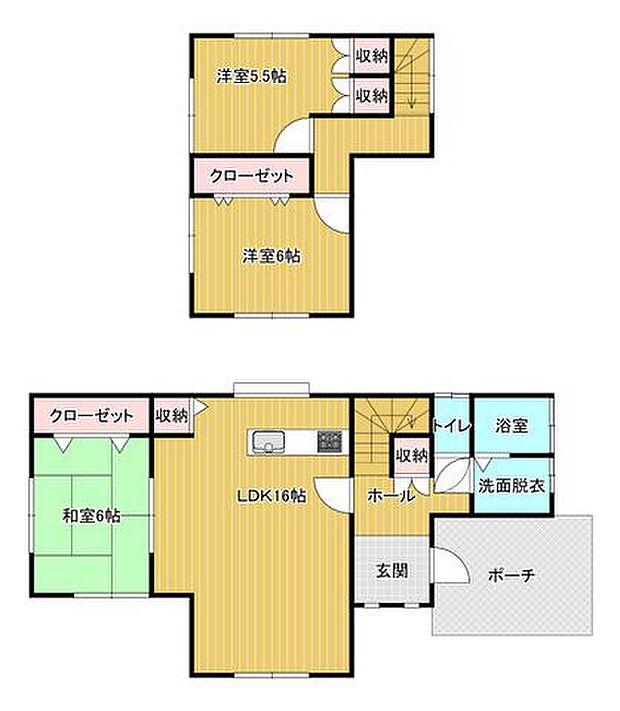 月々4万円台で購入可能なので、一人暮らしからファミリー層まで対応できる間取りです！各居室に収納スペースがあるのもGood!!