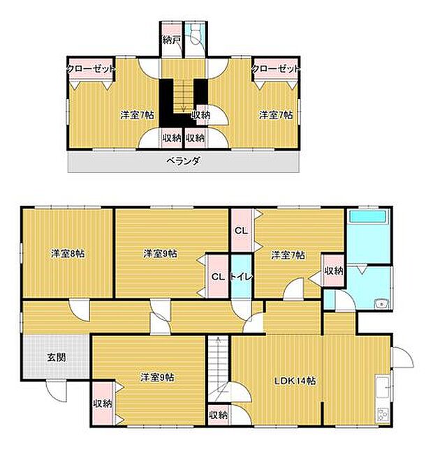 6SLDKの大きいお家ですので2世帯住宅としてもご利用可能です！