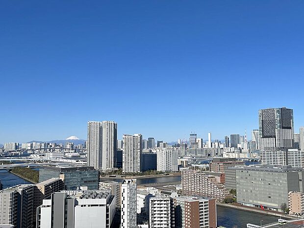 晴れた日にはお部屋から富士山が望めます！現地からの眺望（2024年6月）撮影