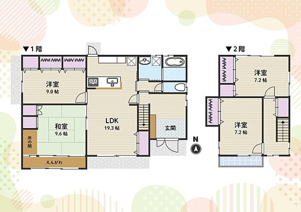 鳥栖市萱方町　戸建て(4LDK)の内観