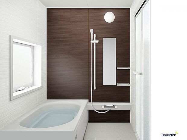 【同仕様写真/浴室】浴室はハウステック製の新品のユニットバスに交換します。