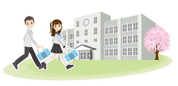 【中学校】高松市立高松第一中学校まで918ｍ
