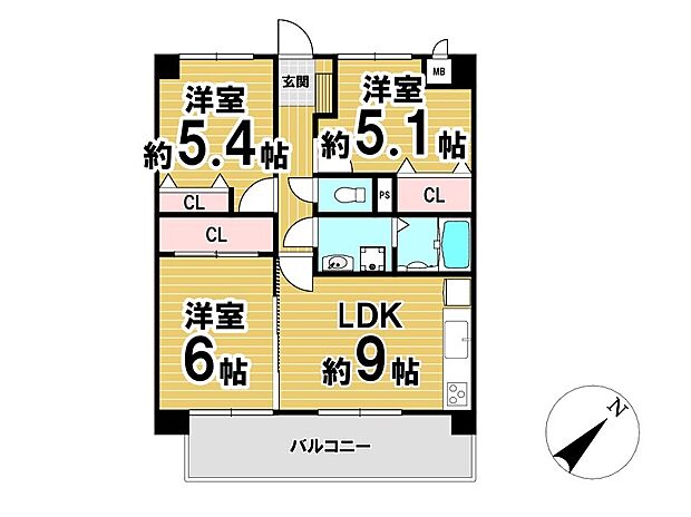 15帖のＬＤＫとしても利用可能な間取りです！