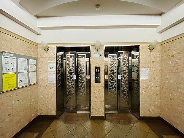 エレベーターが2基あるのでは助かりますね！