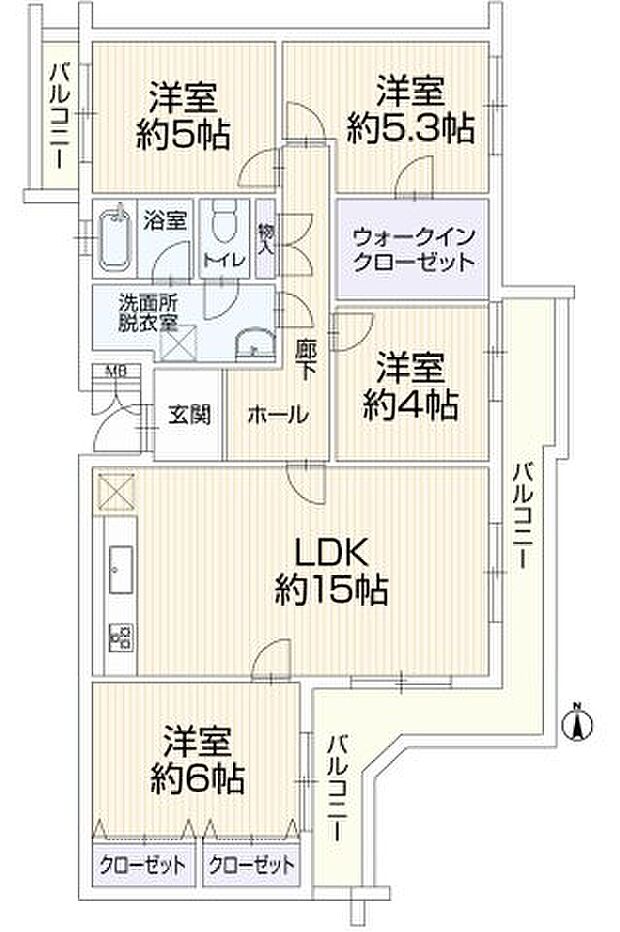 西武国分寺線 恋ヶ窪駅まで 徒歩14分(4LDK) 1階の内観