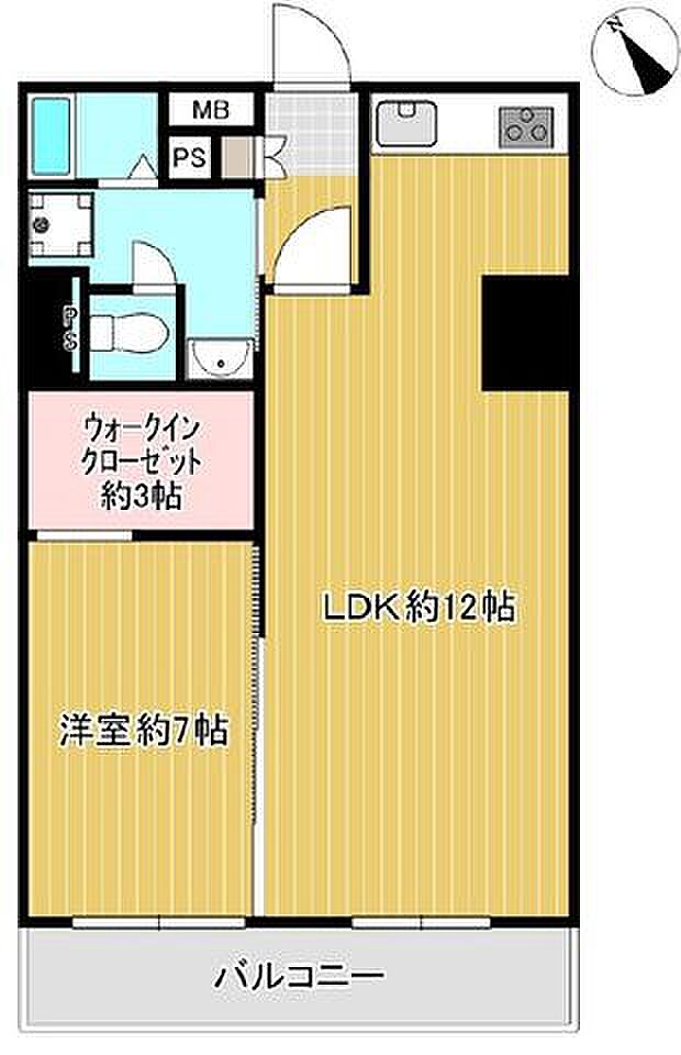 チサンマンション祇園(1LDK) 6階の内観