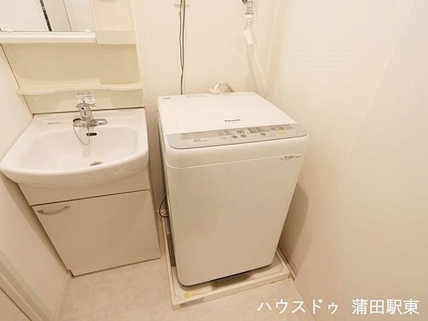 □洗濯機置き場