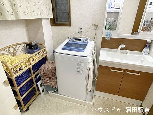 □洗濯機置き場