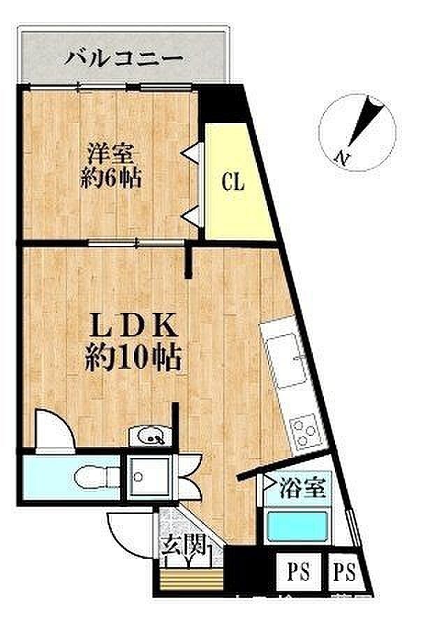 シャトレー吉野町(1LDK) 11階の内観