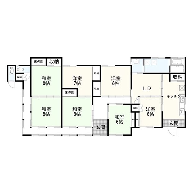 間取り：7LDK、建物面積：114.90平米